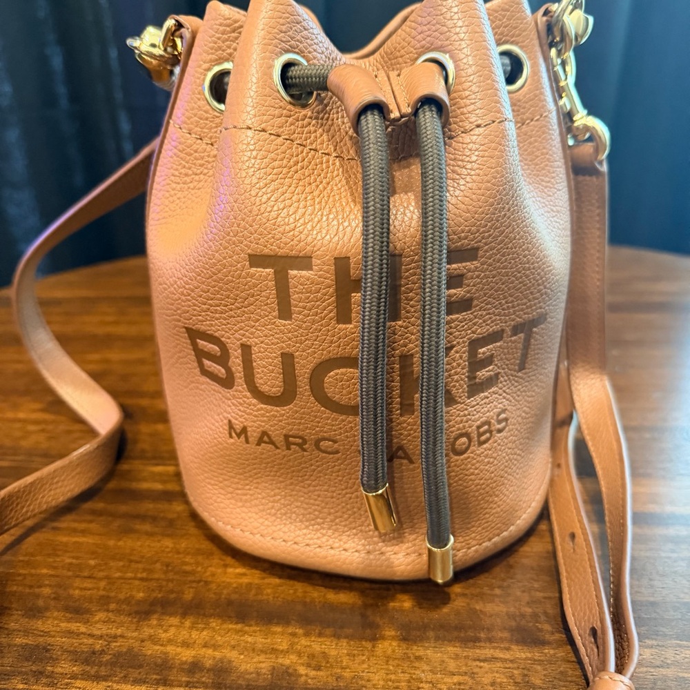 Marc Jacobs Brown Crossbody Bucket Bag